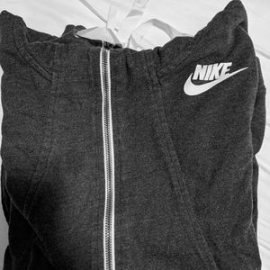 Grey Nike Zip Up Jacket